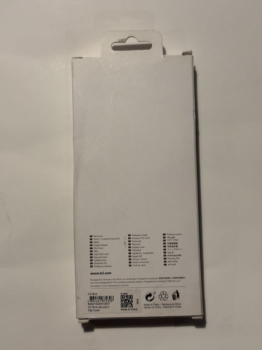 Capa transparente com flip cover TCL 20 pro 5G