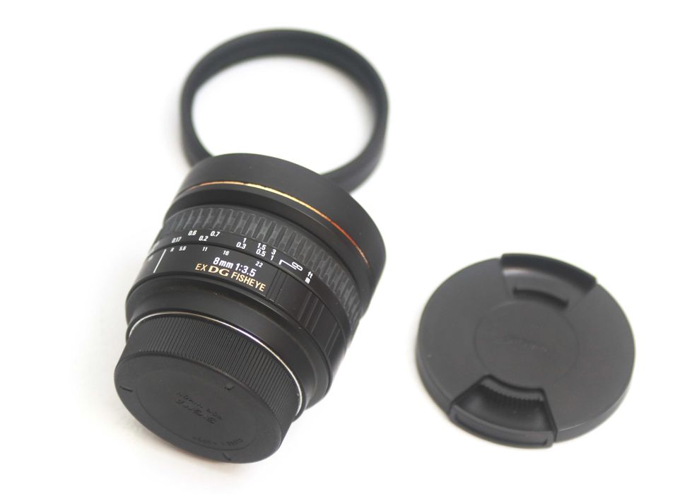 Lente Sigma 8mm Fisheye para Nikon em muito bom estado