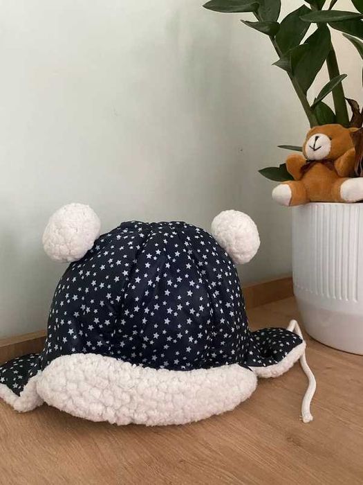 Czapka niemowlęca zimowa Petit Bateau rozmiar 47/49