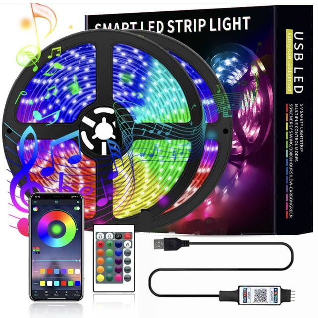 Гирлянда лента с пультом