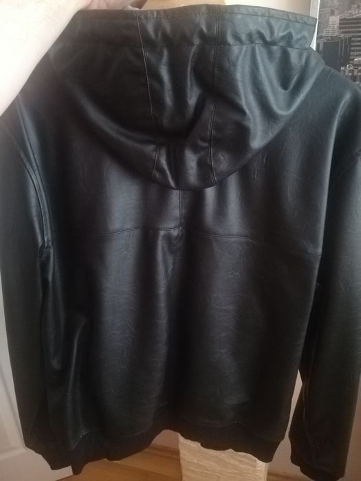 B.ciepła bluza/kurtka ZARA MAN a la skóra,z metki XL/42 wymiary ->opis
