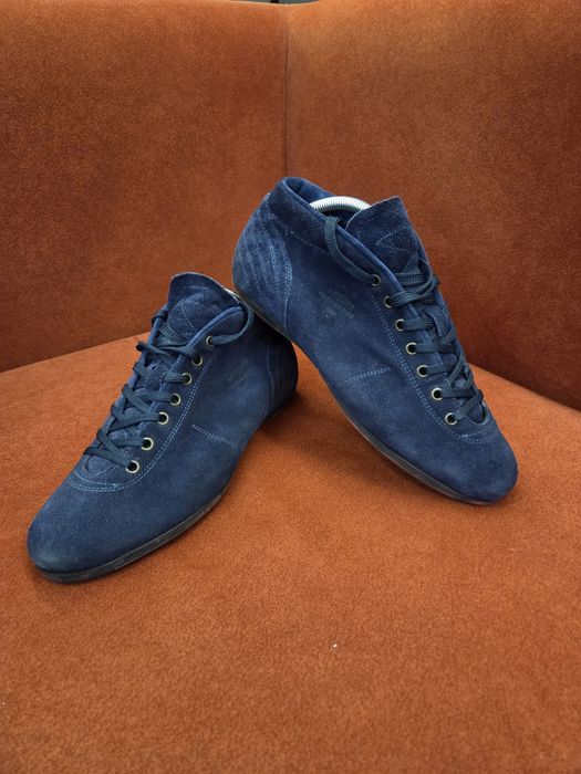 Pantofola d'Oro – Botins em Camurça Azul