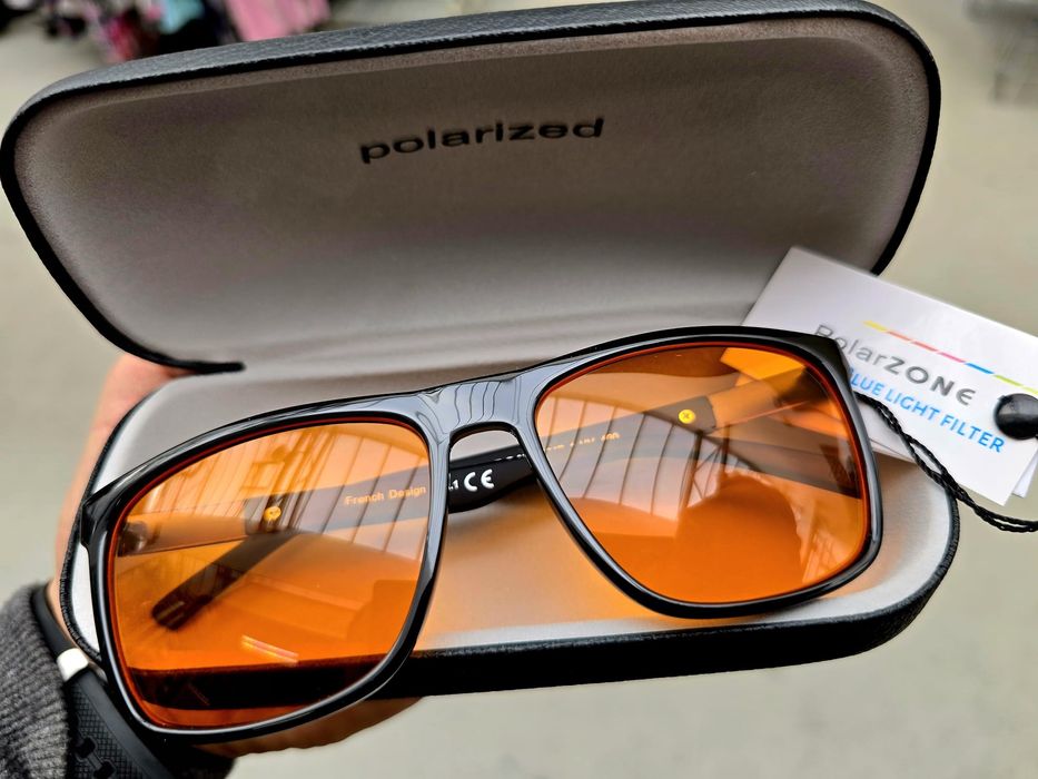 Polarzone okulary do komputera zerówki nowe