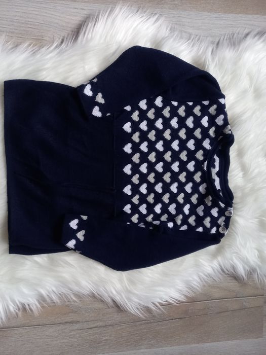 Sweter sweterek serduszka Jomar roz 116 akryl