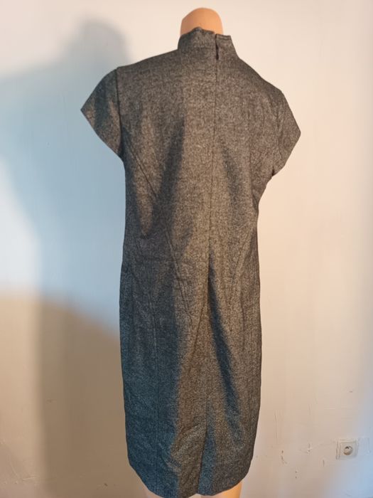 Luksusowa Sukienka RIANI | 55% Jedwab & 44% Wełna | Rozmiar 44 (XL/XXL)
