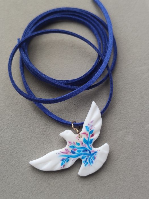 Підвіска чокер пташка, жіночі прикраси ручної роботи, аксесуари на шию