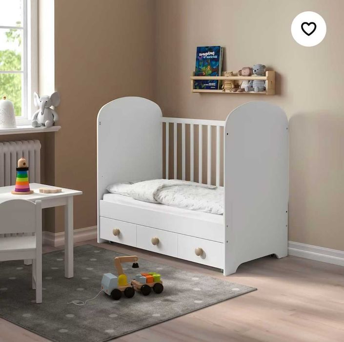 Berço Ikea Gonnat com colchãO