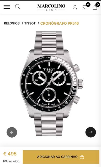 Relogio Tissot Pr516