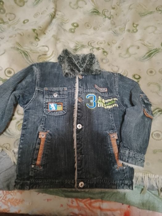 Куртка жинсова ,тепла,мальчукова