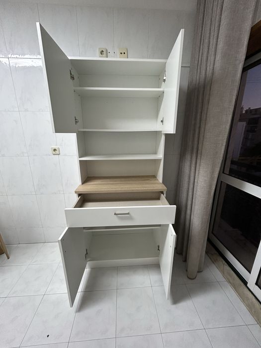 Louceiro em melamina branca