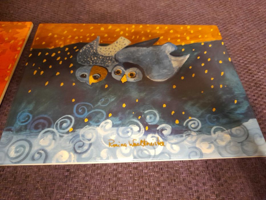 3 obrazy porcelanowe Rosina Wachtmeister Goebel limitowane