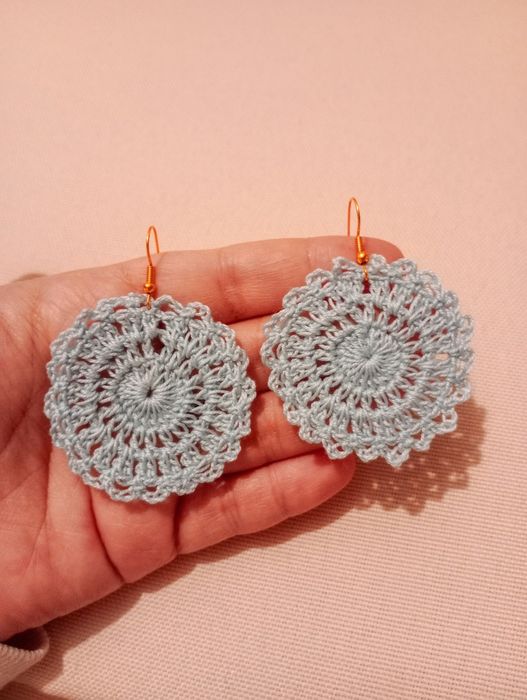 Brincos de crochê Por Encomenda ou Pronta Entrega!