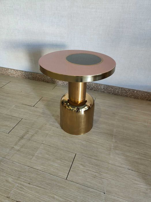 Mesa de apoio redonda em metal (Ø40,5 CM) Tillo