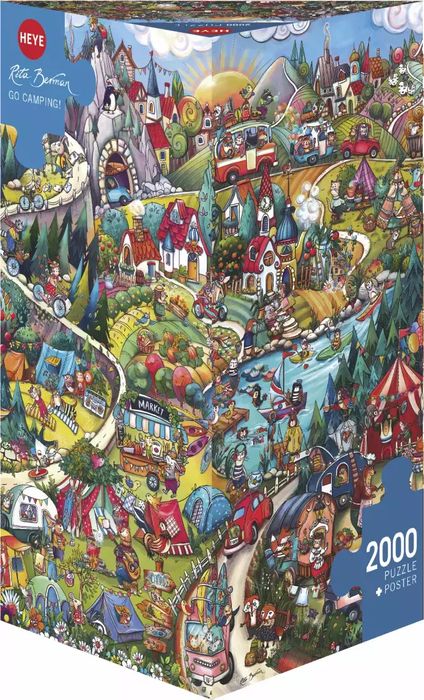 Puzzle 2000 elementów. Aktywny weekend, Rita Bergman. Heye