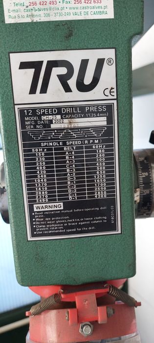 Máquina de furar de coluna