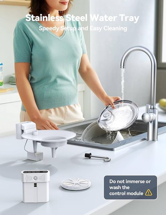 Фонтанчик для котів FEELNEEDY 3,5 л з нержавіючої сталі з датчиком рух