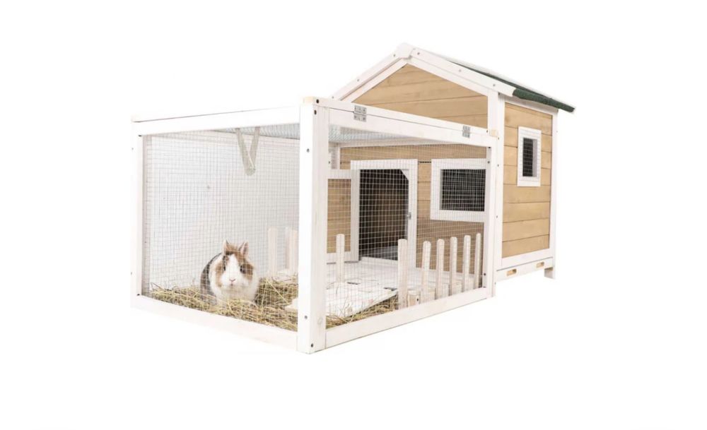 Casa de madeira para coelho anão ZO - NOVO - PORTES GRÁTIS