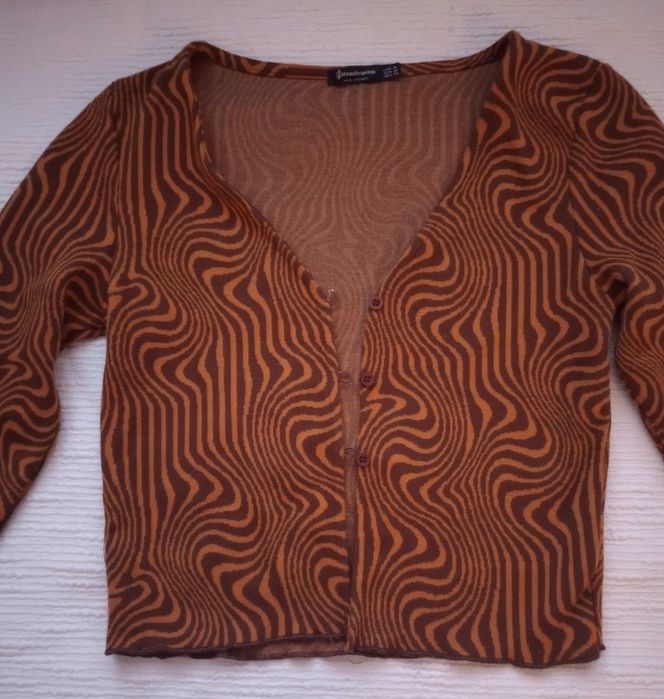 Sweter rozpinany Stradivarius M