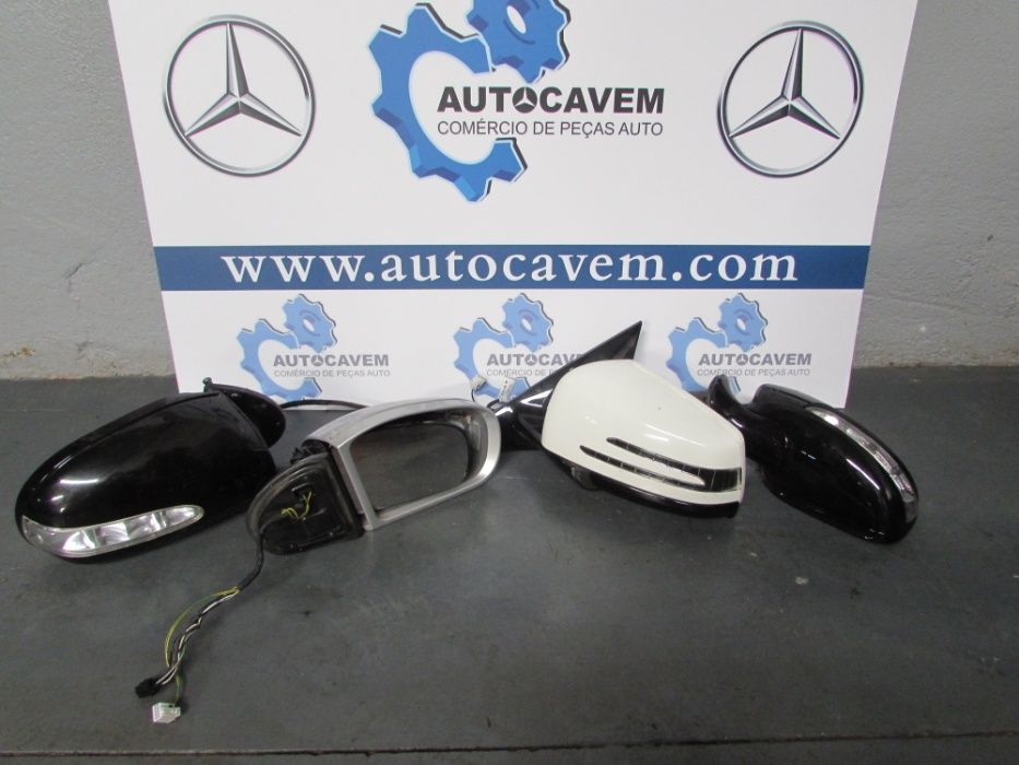 Espelhos retrovisores de vários modelos Mercedes