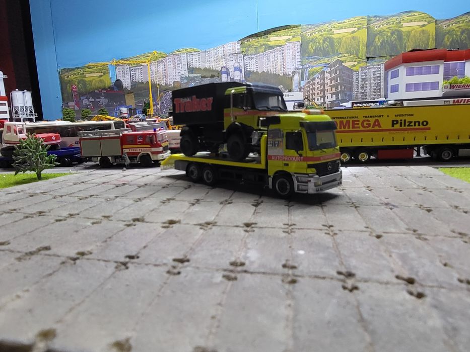 Mercedes Actros Mp1 laweta 1/87 Herpa
