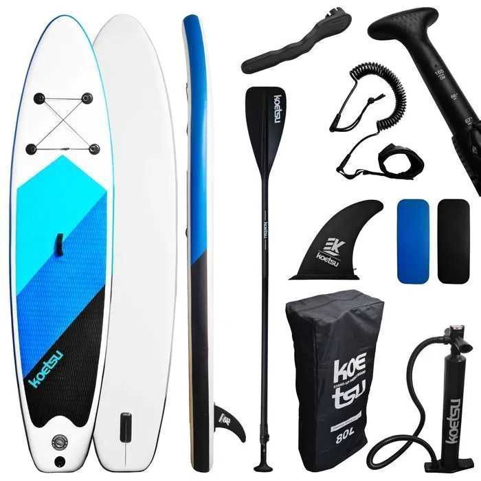 Deska SUP Board do pływania WYPORNA 320CM stand up zestaw do pływania pompka wiosło plecak dmuchany pompowany SUP