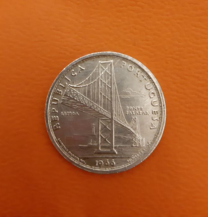 Moeda de Prata - Ponte Salazar 1966