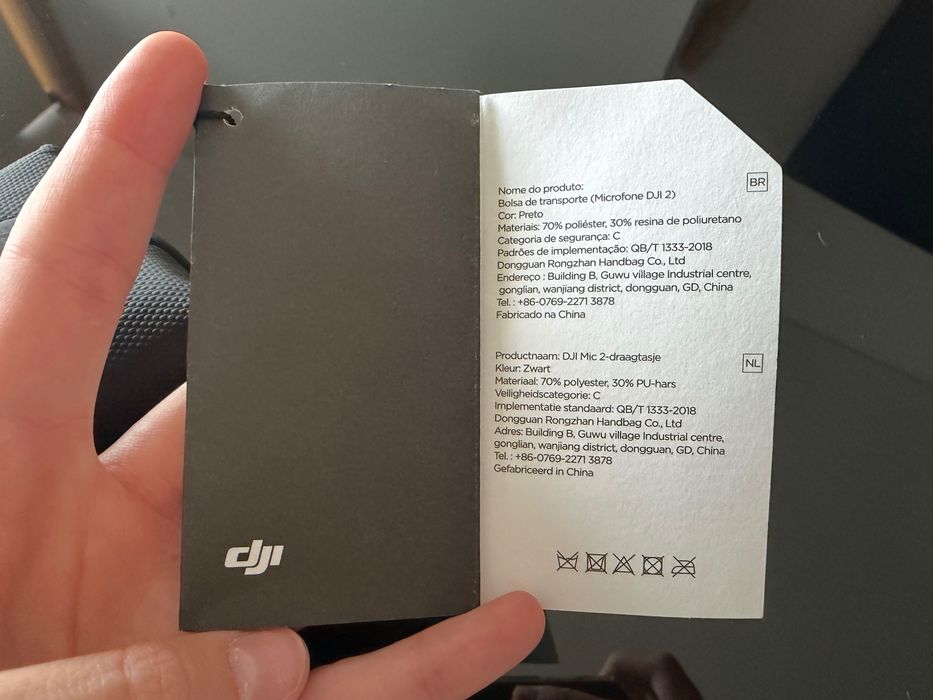 DJI Mic 2 (2 TX + 1 RX + estojo) nunca usado, completo