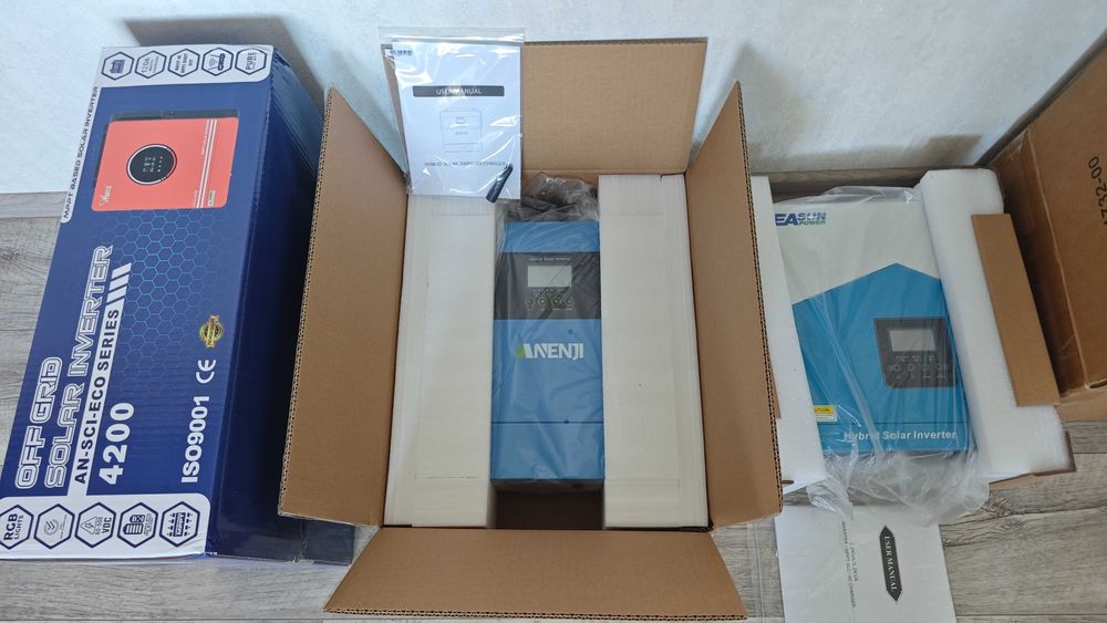 Гібридний інвертор ANENJI ANJ-4200W-24V MPPT з WiFi
