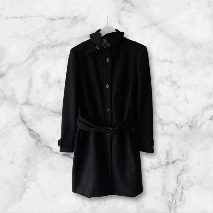 Oryginalny płaszcz damski Burberry Prorsum wool vintage y2k