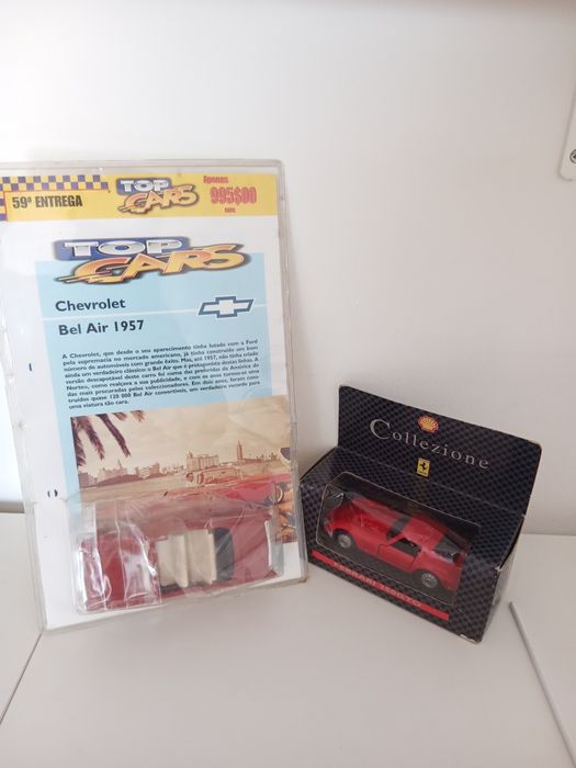 Top Cars Chevrolet Bel Air 1957 ou Ferrari 250GTO Collezione Shell
