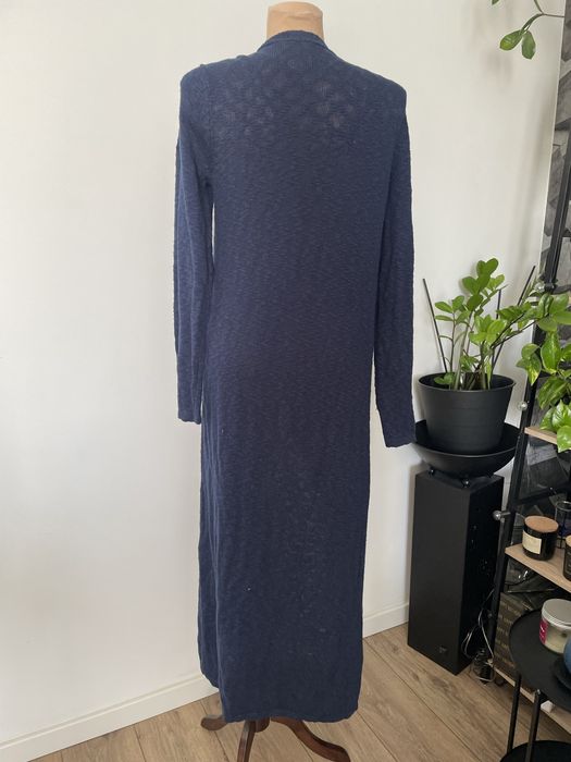 Dlugi granatowy sweter S/M