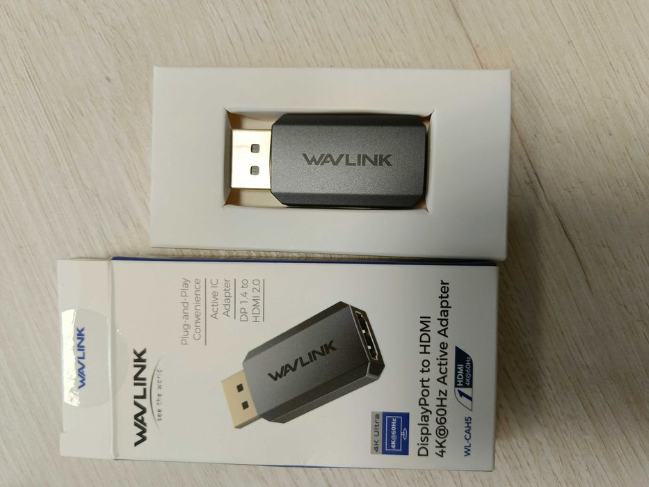 Aktywny Adapter 4K przy 60 Hz, Konwerter jednokierunkowy 4K/2K