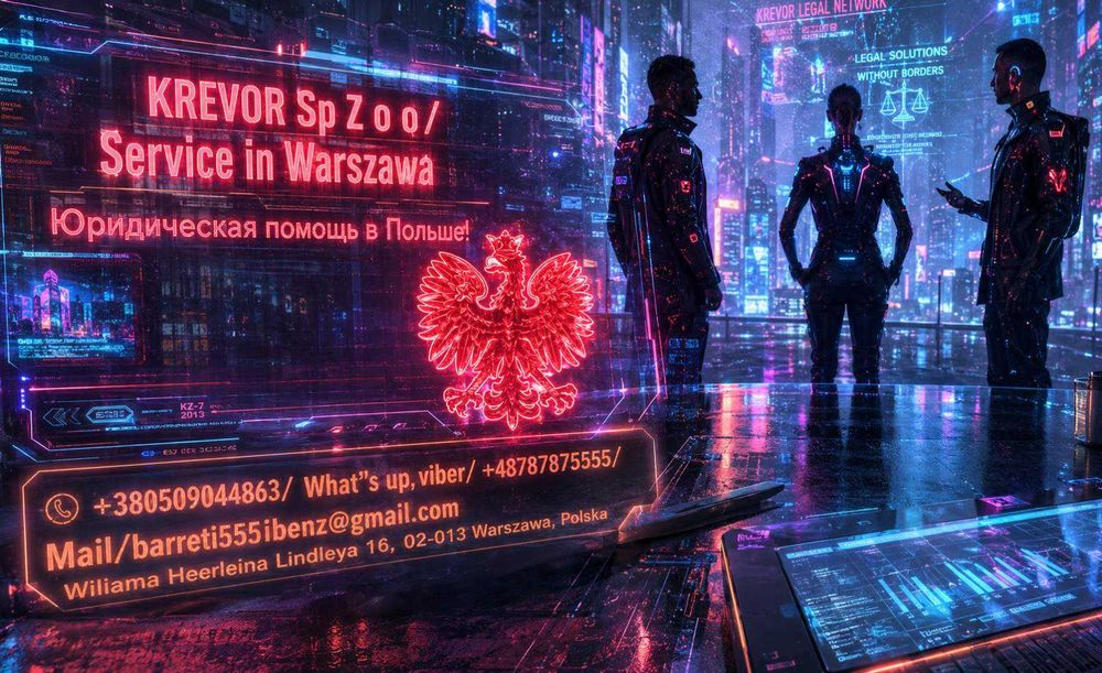 __КREVOR Sp Z o o_Юридическая помощь в Польше,Украине,Германии,США! Растаможка авто,документы,приглашения,визы,параграф 24,прописка,легализация!