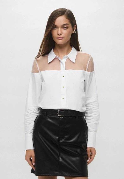 Сорочка біла Блуза Рубашка MANGANO. Італія Оригінал