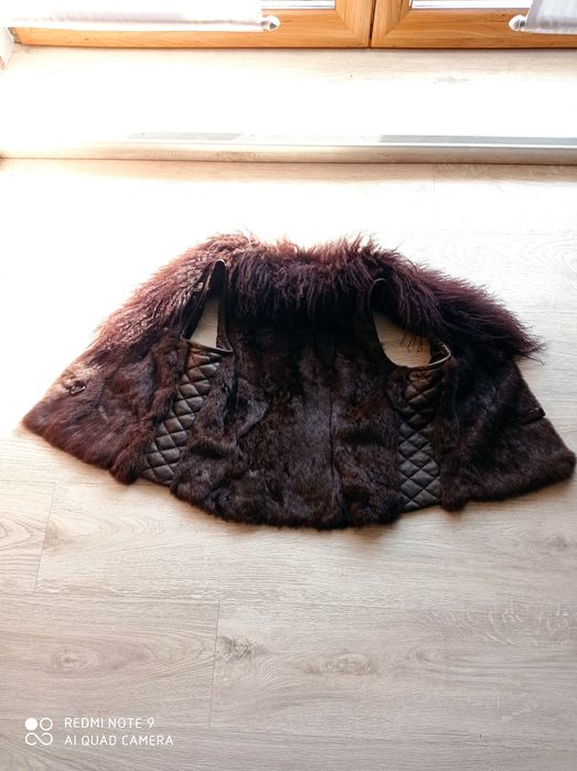 Kamizelka z króliczego futerka