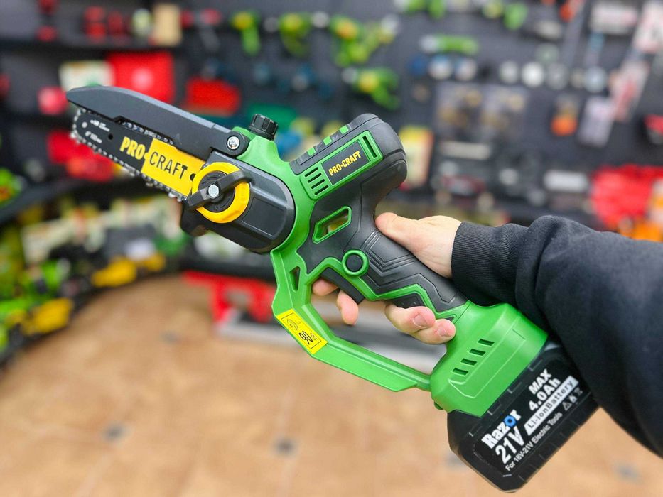 Ланцюгова пила Procraft з Акб Razor 2шт(4.0Ah) 2 шини в кейсі Гарантія