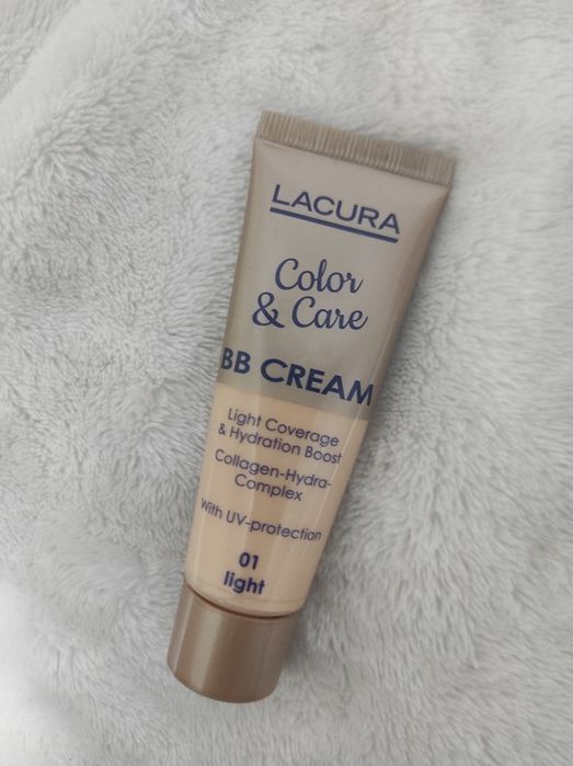 Krem bb lacura color&care nawilżający bb cream UV 01 light jasny