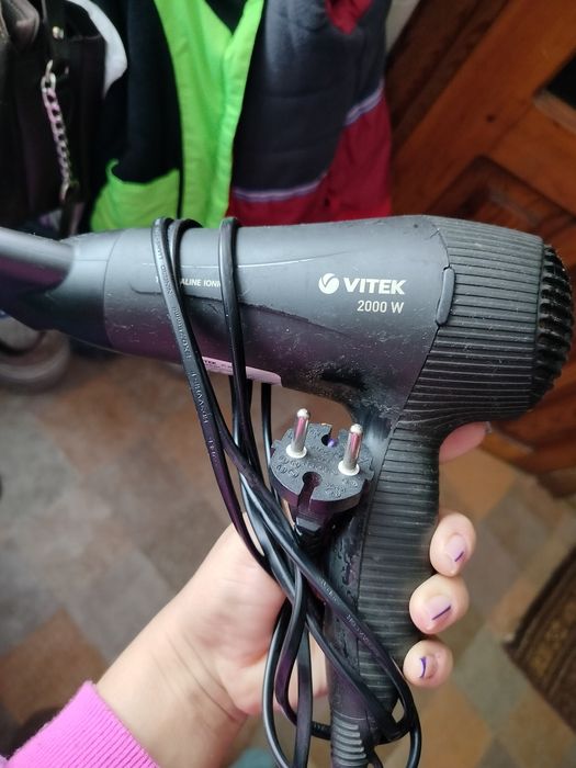 Фен Vitek, 2 режими температури