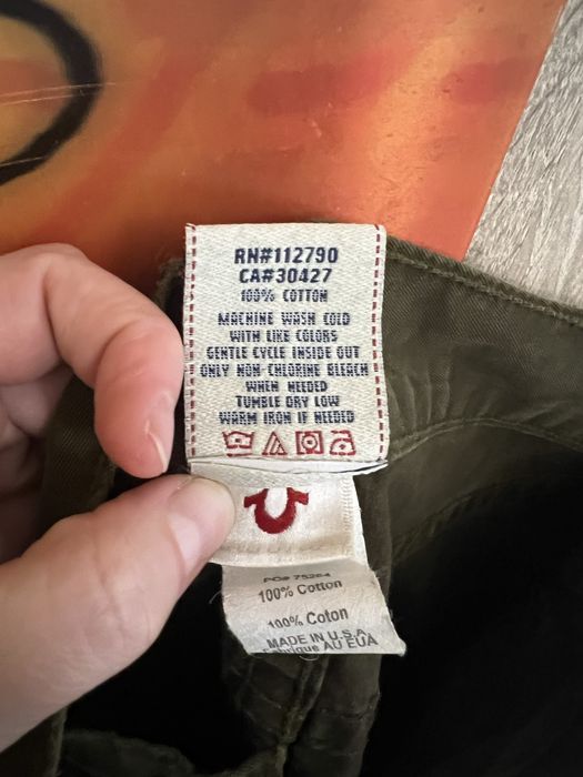 Jeansy True Religion Bobby Straight Green