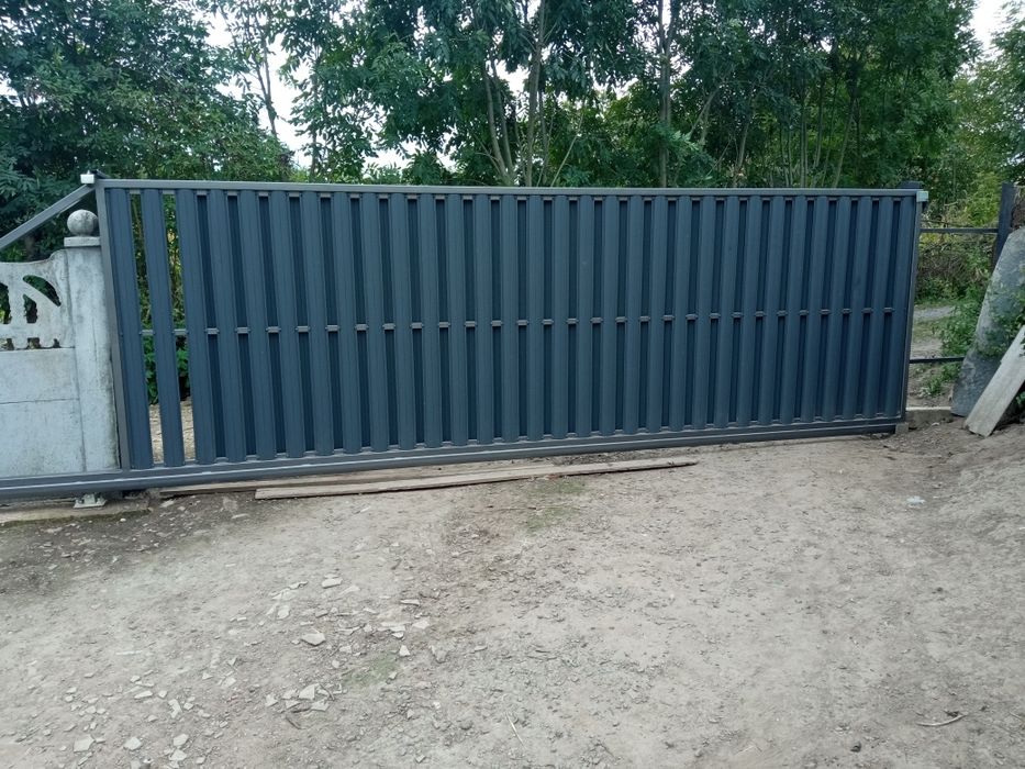 відкатні ворота 6м на пройм 4м висота 1,80 від 0