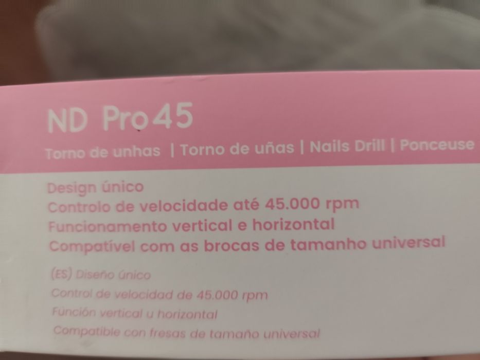 Máquina profissional de limar unhas