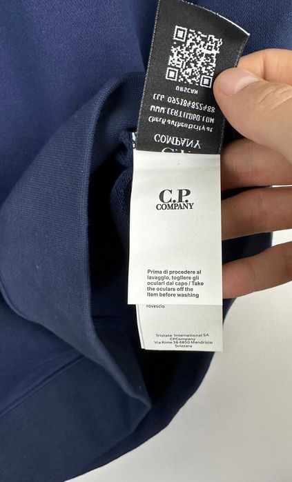Bluza męska C.P Company crewneck casual granatowa r. S