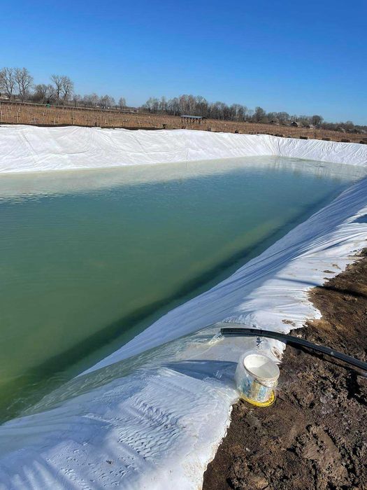Гидроизоляция водоема,пленка для гидроизоляции озера,пленка для пруда