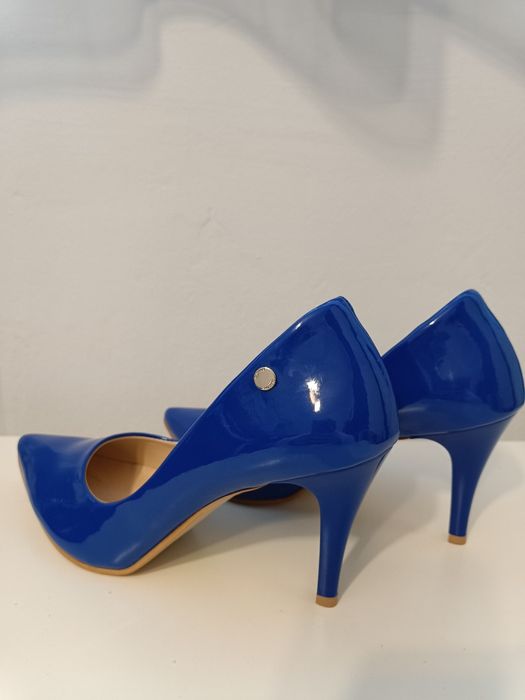 Chabrowe buty na obcasie rozmiar 36/37. Nowe.