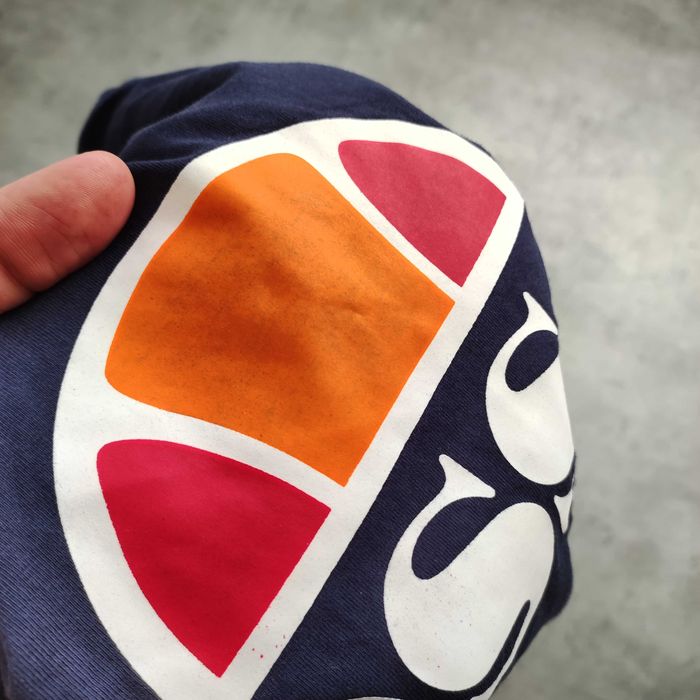 MĘSKA Koszulka Granatowa Duże Logo Ellesse Italia GYM Active CAsual