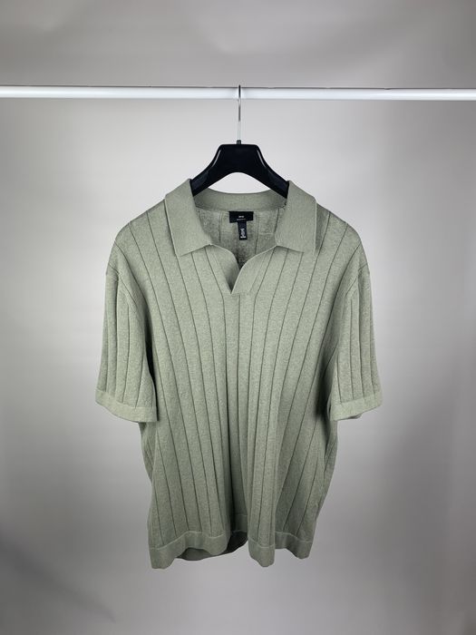 Лляна поло футболка H&M