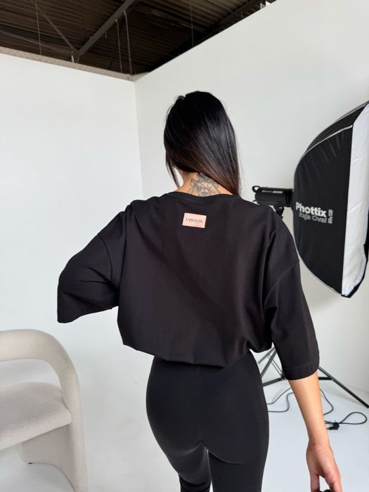 Tshirt czarny la manuel