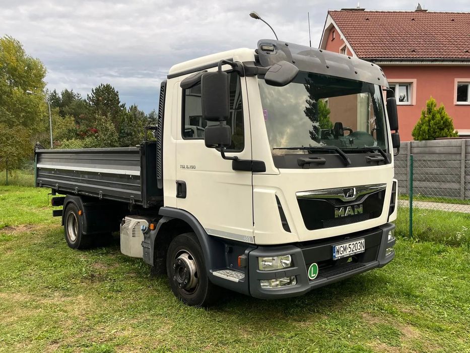 MAN TGL 8.190  MAN TGL 8.190 Wywrotka trójstronna
