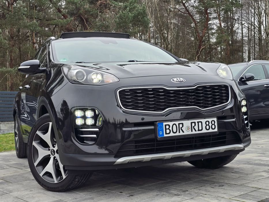 Kia Sportage 1.6T-GDI 177KM GT-LINE GT-LINE GT-LINE!!!Z Niemiec*Czarna Perła