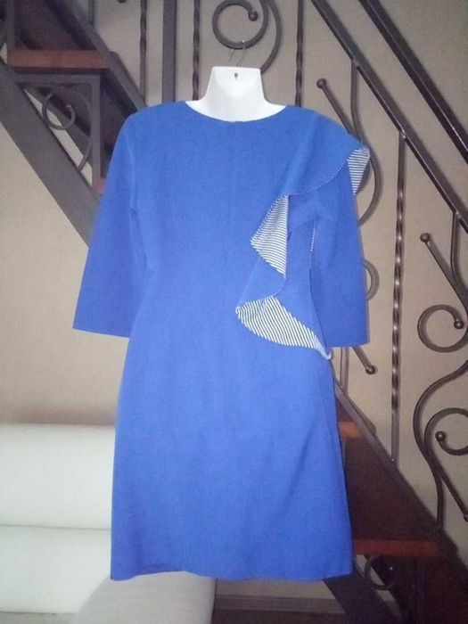 Плаття з рюшою 46-48 р.